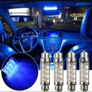 Blue led car map light